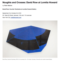 David Row Counter Clockwise Review in Art Critical