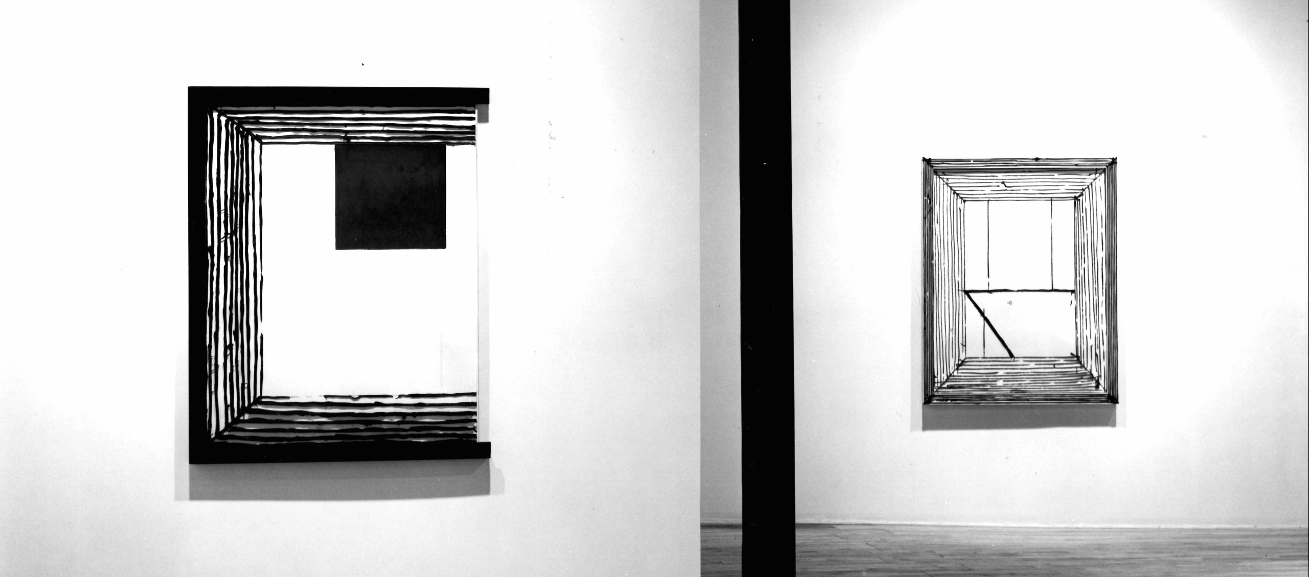 Installation view at Young Hoffman Gallery, Donald Sultan, New Paintings, 1979