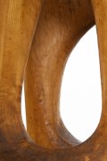 Paul de Ghellinck's wooden sculpture detailed view of wood