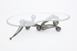 Ren&eacute; Broissand's sculptural coffee table straight view