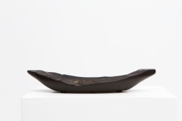 Alexandre Noll's black platter, eye-level view