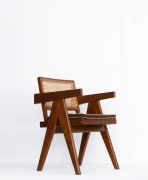 Pierre Jeanneret's Desk chair diagonal front view