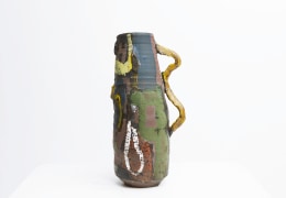 Roger Herman's ceramic vase back view