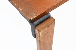 George Candilis' coffee table detail of aluminum joinery