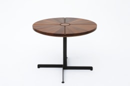 Charlotte Perriand's &quot;Soleil&quot; adjustable table, full view from above