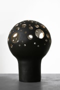 Andr&eacute; Borderie's ceramic table lamp straight view