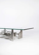 G&eacute;rard Mannoni's sculptural coffee table cropped view of one side of the table