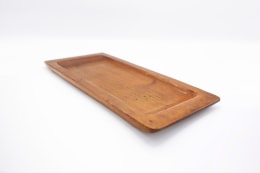 Alexandre Noll's large platter, diagonal view from above