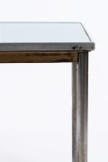 Le Corbusier, Pierre Jeanneret and Charlotte Perriand's &quot;B307&quot; table for Chez Soi detailed view of metal leg and table top