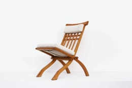 Robert Mallet-Stevens' foldable chair, full diagonal front view