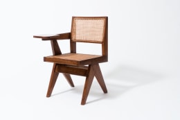 Pierre Jeanneret's &quot;Classroom&quot; chair diagonal view