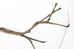 Felix Agostini's coffee table bronze leg detail