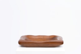 Alexandre Noll's mahogany bowl, full straight view
