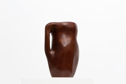 Alexandre Noll's mahogany pitcher, side view