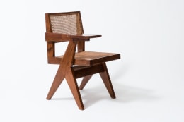Pierre Jeanneret's &quot;Classroom&quot; chair diagonal view