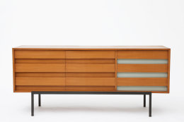 Bernard Marange's sideboard, full front view with all drawers closed
