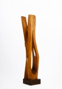 Paul de Ghellinck's wooden sculpture straight view one
