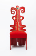 Terence Main's &quot;Red Twiddler&quot; chair, full front view