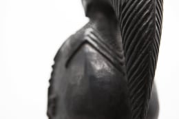 Ren&eacute; Buthaud's mask detail of horn