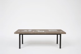 Jacques Avoinet's coffee table straight view