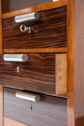 Andr&eacute; Sornay's desk, detailed view of drawers
