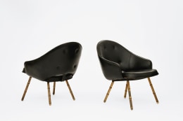 Jacques Adnet's pair of armchairs