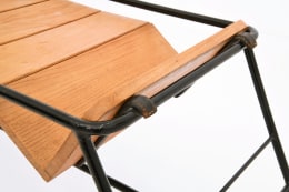 Jacques Adnet's side table detail