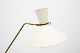 Robert Mathieu's floor lamp, detailed view of shade
