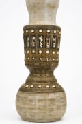 Georges Pelletier's ceramic table lamp, detailed view of base