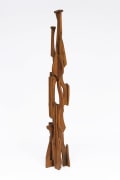 Ricardo Santamaria large wooden sculpture, full side view