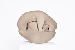Marta Pan's ceramic sculpture, straight full view