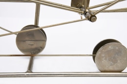 Fran&ccedil;ois Colette's kinetic sculpture detailed view of signature