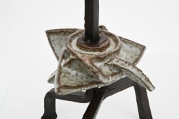 Paul de Ghellinck's pair of table lamps detailed view of base