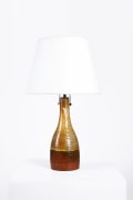 Juliette Derel's ceramic table lamp full straight view