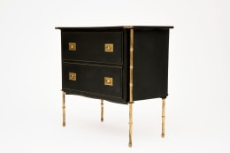 Jacques Adnet chest of drawers side view