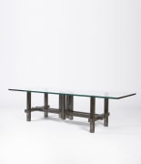 Marino di Teana's sculptural coffee table full diagonal view
