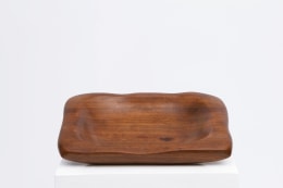 Alexandre Noll's mahogany bowl, full view from top