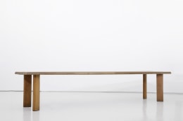 Charlotte Perriand's &quot;Table a gorge&quot; dining table, full diagonal view