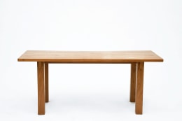 Charlotte Perriand's dining table, full straight view from above