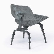 Terence Main's &quot;My Eames is True&quot; sculptural side chair back diagonal view
