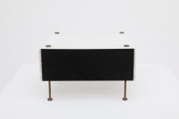Pierre Guariche's &quot;G60&quot; table lamp straight view from above