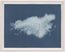 , SPENCER FINCH, Cloud (cumulus mediocris, New Mexico), 2014, Scotch tape on paper, 19 3/4 x 25 1/2 in. (sheet), 21 5/8 x 27 1/2 in. (framed)