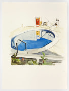 Pool, 2014, Watercolor on paper