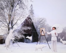 Marnie Weber The Farm on a Snowy Day, 2019