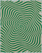 Andrew Brischler BREATHE IN BREATHE OUT (Grass Green/Seashell Pink), 2020