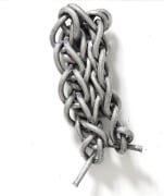 Untitled Aluminum cast rope