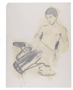 Monotone Drawing, 1981, Graphite and oil-based enamel on paper