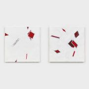 Luke O&#039;Halloran, Eight red rectangles, 2022