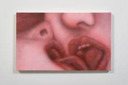 Betty Tompkins Kiss Painting #7, 2014