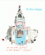 Le Petit Paris, 2013, Gouache on paper